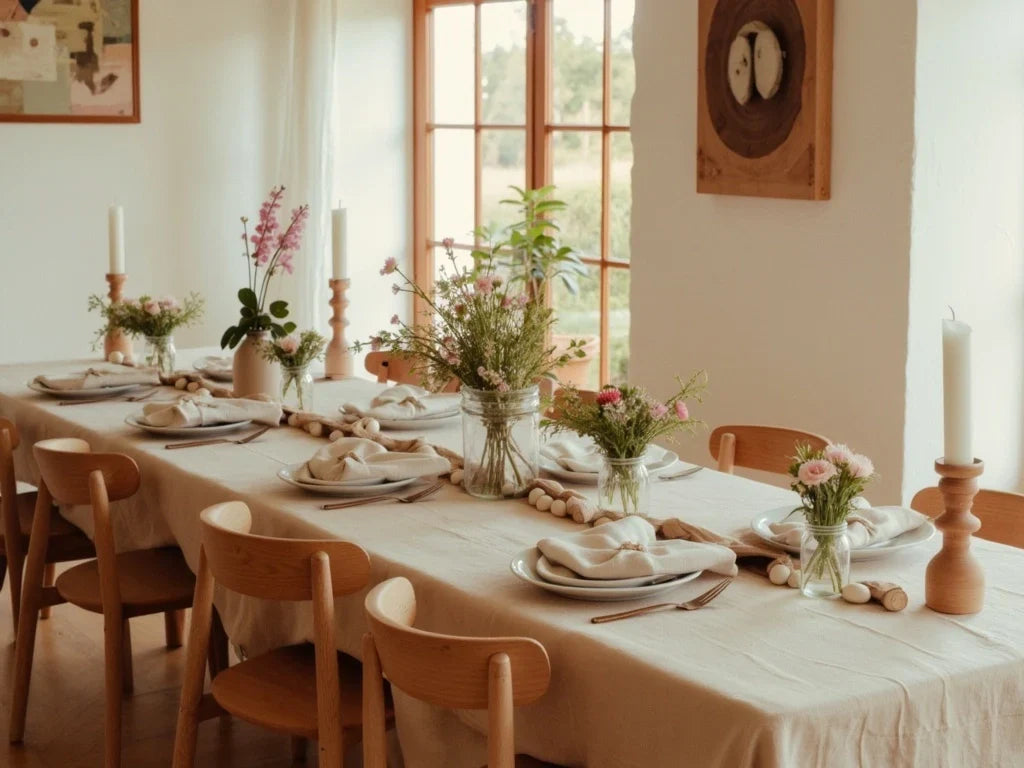 So gestaltest du deine Ostertafel mit Leinen – einfach, stilvoll und nachhaltig