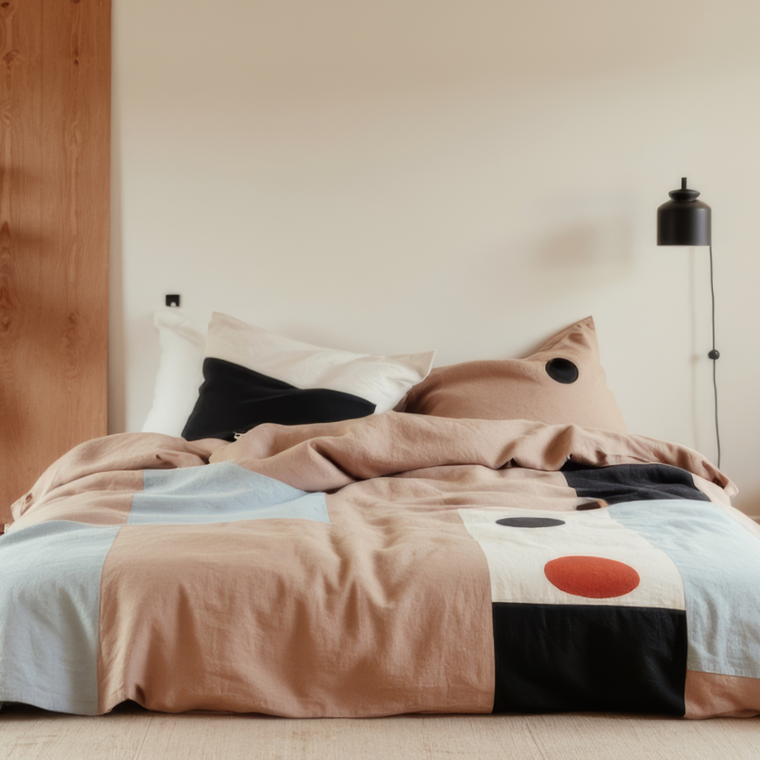 Ocean Drift Bettwäsche Set | Reinleinen Handgenäht