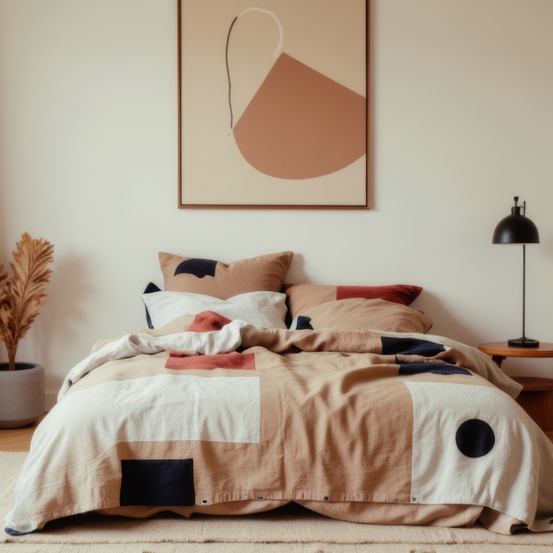 Sunset Glow - Linen Bedding Set
