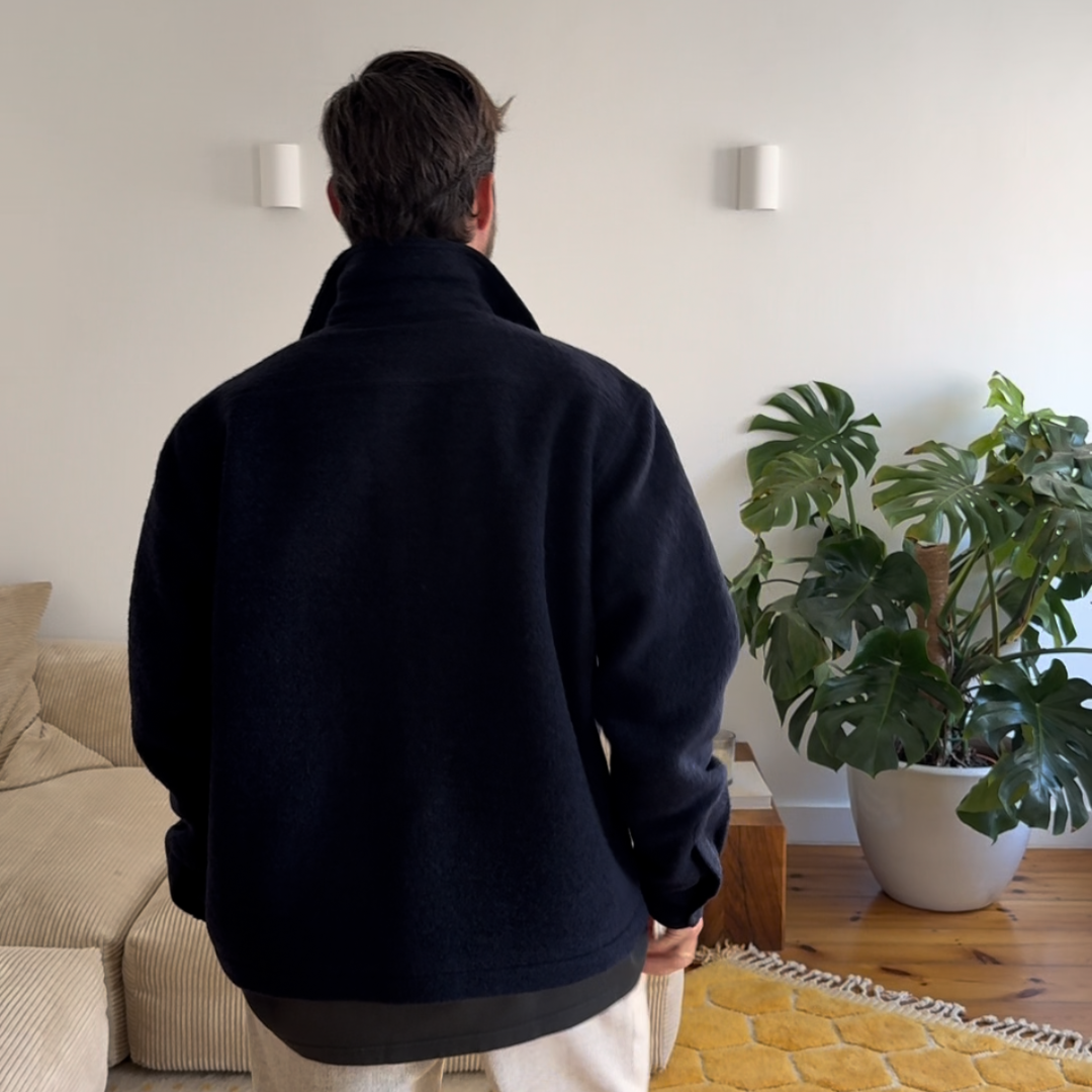 The Wool Jacket - Navy Blue