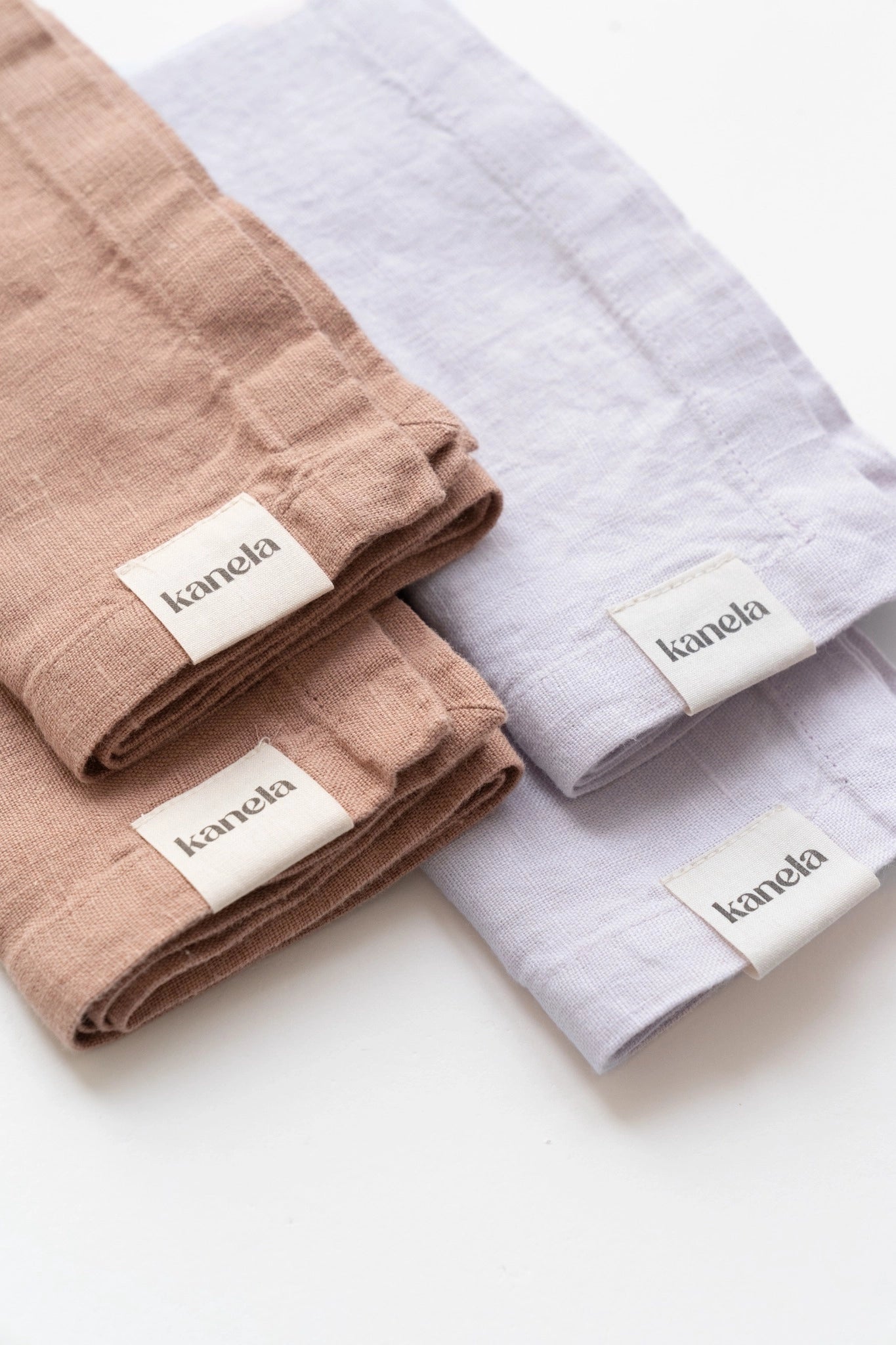 Leinen Servietten 2er Set - Dreamy Lavender