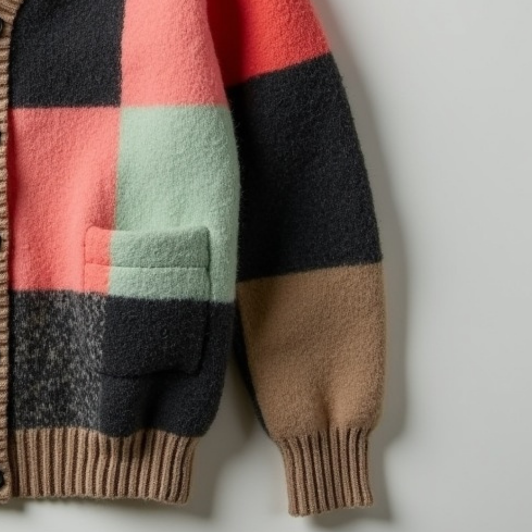 Canvas Meadow – Woll-Cardigan
