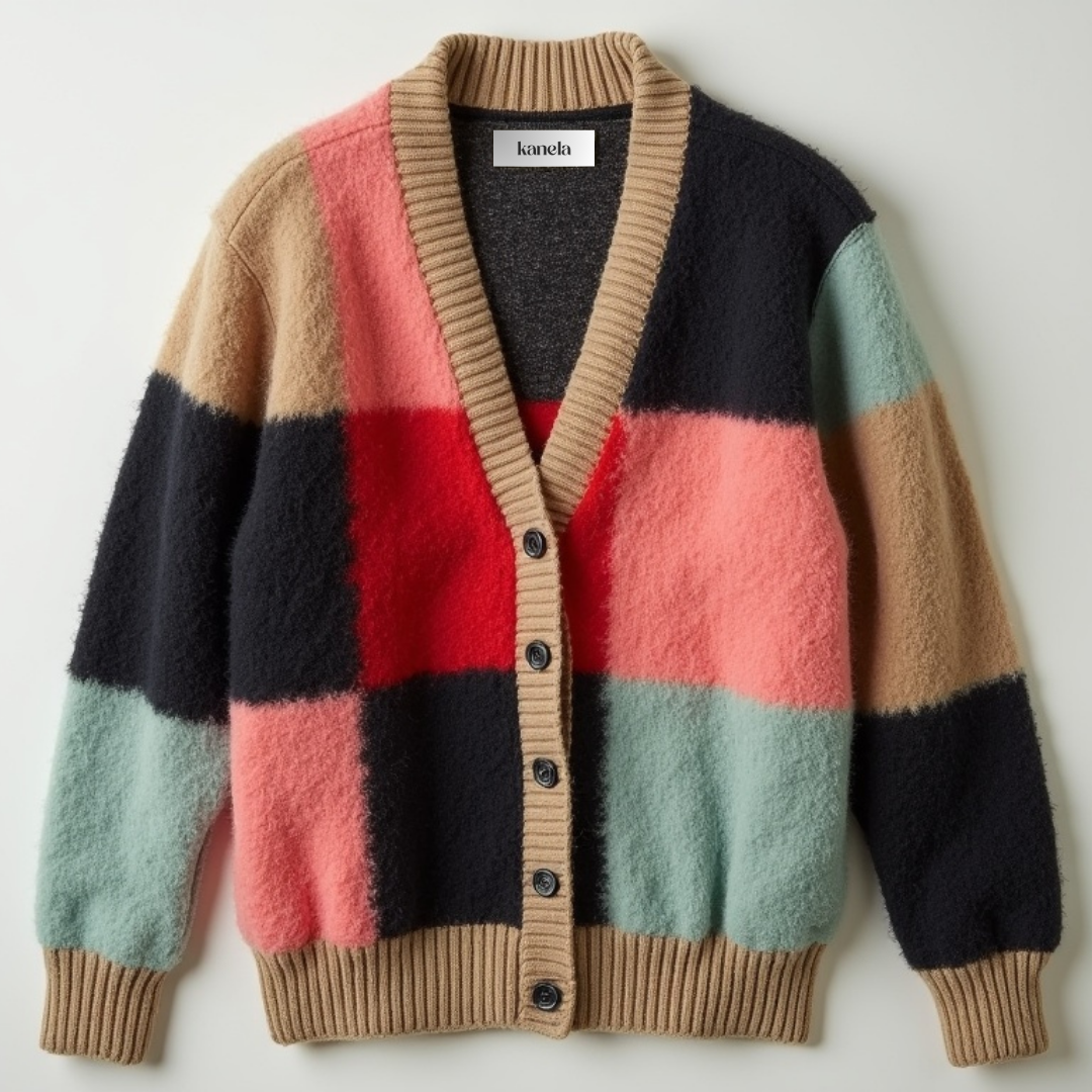 Coral Cloud – Woll-Cardigan