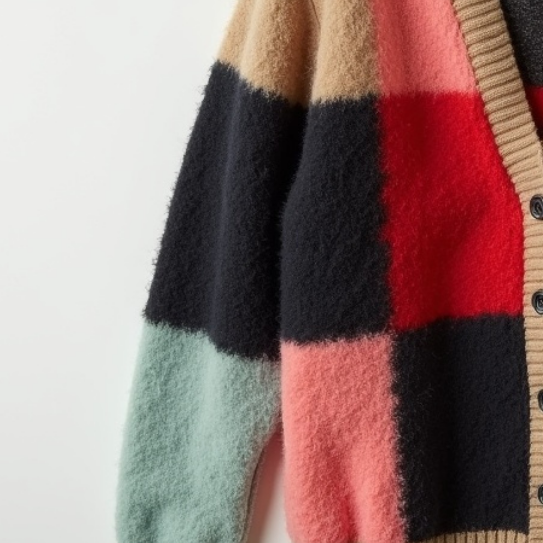 Coral Cloud – Woll-Cardigan