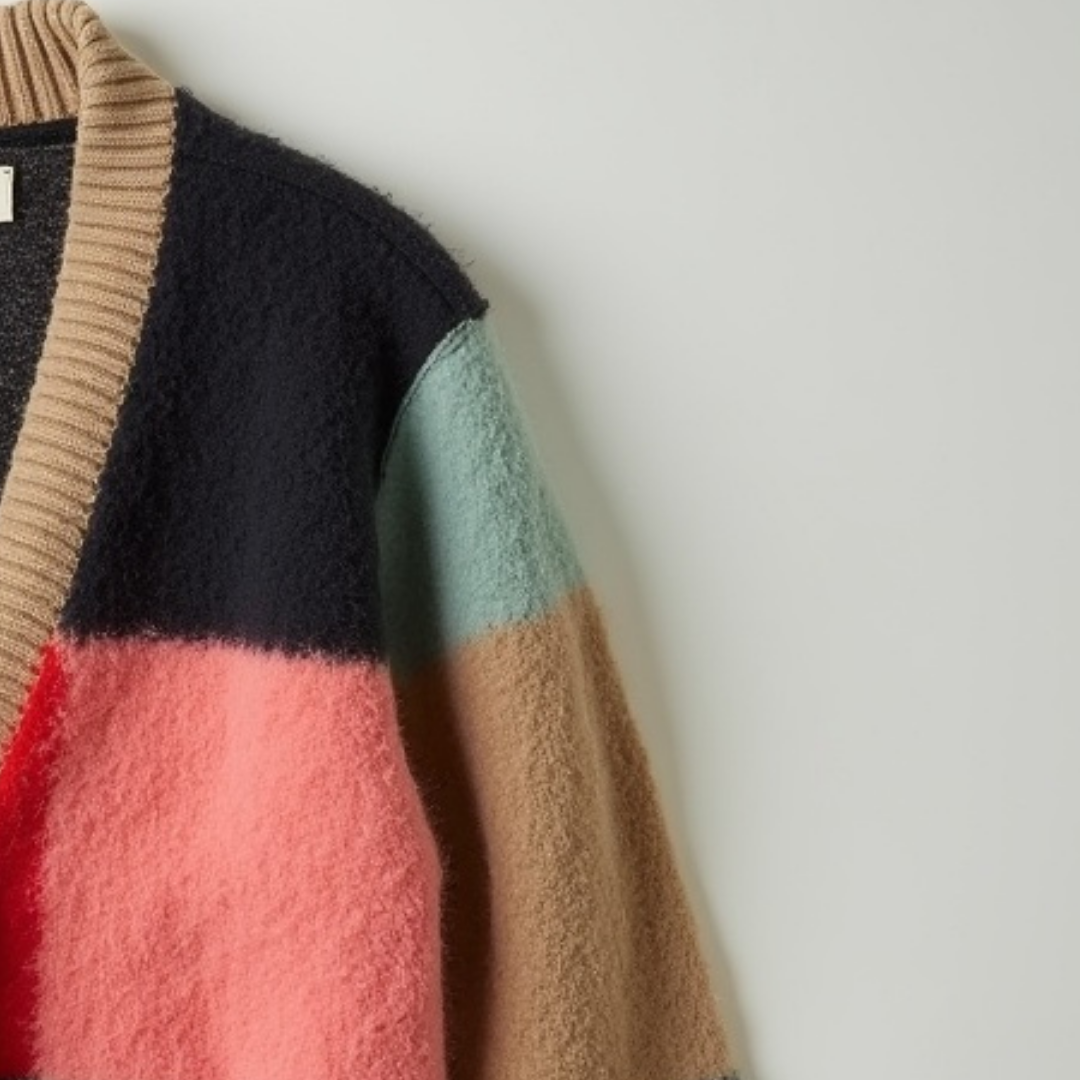 Coral Cloud – Woll-Cardigan