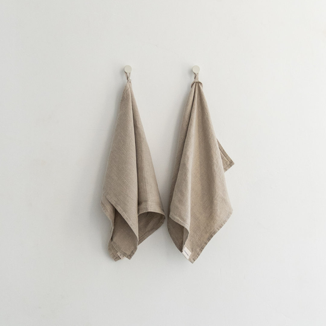 Leinen Geschirrtuch - Earthy Beige